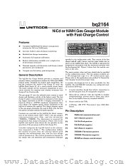 BQ2164B-KT datasheet pdf Texas Instruments