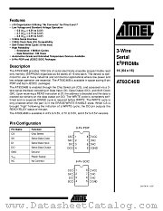 AT93C46B-10SC datasheet pdf Atmel