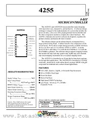 4255 datasheet pdf Allegro MicroSystems
