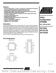 AT17LV65-10PC datasheet pdf Atmel