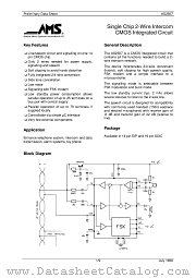 AS2507T datasheet pdf Austria Mikro Systems