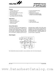 HT6P20X datasheet pdf Holtek Semiconductor