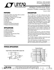 LTC1565-31CS8 datasheet pdf Linear Technology