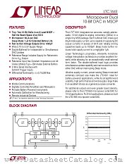LTC1661IN8 datasheet pdf Linear Technology