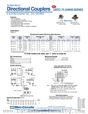 DBTC-18-4-75 datasheet pdf Mini-Circuits