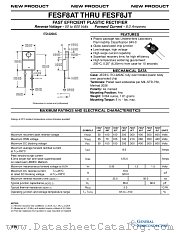 FESF8 datasheet pdf General Semiconductor