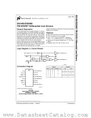 DS3692J datasheet pdf National Semiconductor