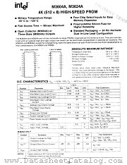 D3624 datasheet pdf Intel
