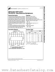 DM54LS251J datasheet pdf National Semiconductor