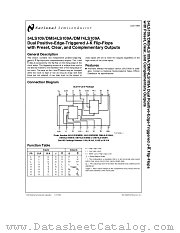 DM54LS109AN datasheet pdf National Semiconductor