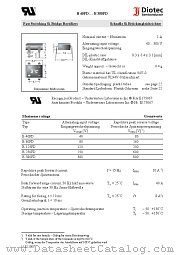 B125FD datasheet pdf Diotec Elektronische