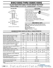 B500C1500G datasheet pdf General Semiconductor