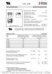 B125D datasheet pdf Diotec Elektronische