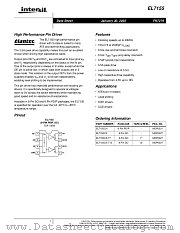 EL7155CN datasheet pdf Intersil