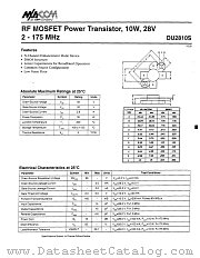 DU2810 datasheet pdf Tyco Electronics