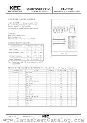 KIA6268 datasheet pdf Korea Electronics (KEC)