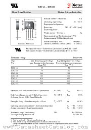KBU6 datasheet pdf Diotec Elektronische