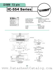IC-554 datasheet pdf Yamaichi Electronics