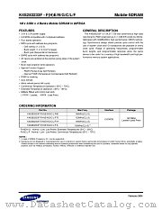 K4S283233F-N datasheet pdf Samsung Electronic