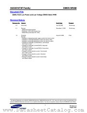 K6X4016T3F-TB85 datasheet pdf Samsung Electronic