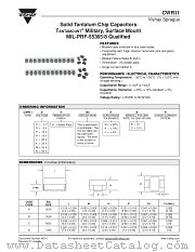 CWR11MH155MCA datasheet pdf Vishay