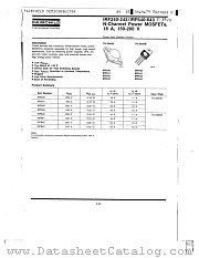 IRF643 datasheet pdf Fairchild Semiconductor