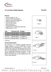 TLE4275S datasheet pdf Infineon