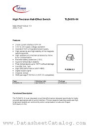 TLE4976-1H datasheet pdf Infineon