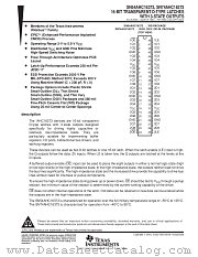 SN54AHC16373WD datasheet pdf Texas Instruments