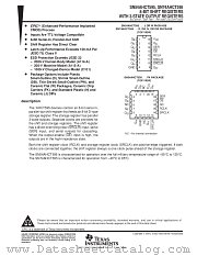 SN54AHCT595FK datasheet pdf Texas Instruments