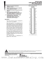 SN74ALVC16834DGG datasheet pdf Texas Instruments