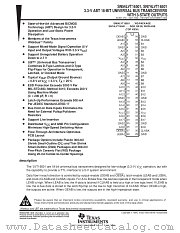 SN54LVT16501 datasheet pdf Texas Instruments