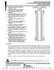SN54LVTH16543 datasheet pdf Texas Instruments