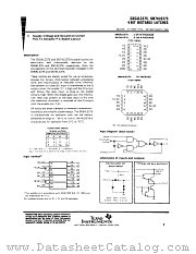 SN54LS375W datasheet pdf Texas Instruments