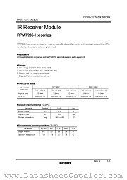 RPM7236 datasheet pdf ROHM