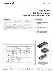 PBL3770ASOT datasheet pdf Ericsson Microelectronics