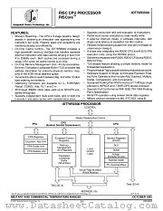 IDT79R3500 datasheet pdf IDT