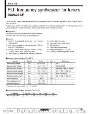 BU2624 datasheet pdf ROHM