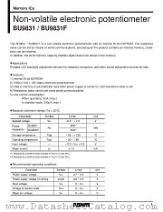 BU9831 datasheet pdf ROHM