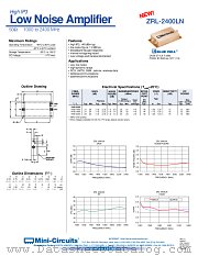 ZRL-2400LN datasheet pdf Mini-Circuits