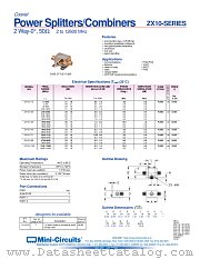 ZX10-2-42 datasheet pdf Mini-Circuits