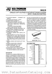 M491B1 datasheet pdf ST Microelectronics