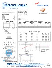 JYDC-23-1HP datasheet pdf Mini-Circuits