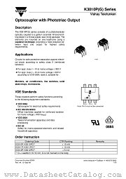 K3011 datasheet pdf Vishay