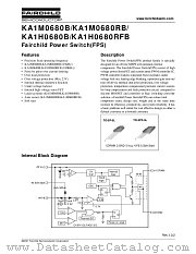 KA1H0680RFB-TU datasheet pdf Fairchild Semiconductor