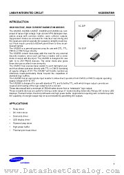 KA2656D datasheet pdf Samsung Electronic