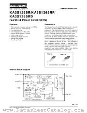 KA3S1265RD-YDTU datasheet pdf Fairchild Semiconductor