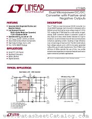LQH3C100 datasheet pdf Linear Technology