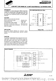 M58657P datasheet pdf Mitsubishi Electric Corporation