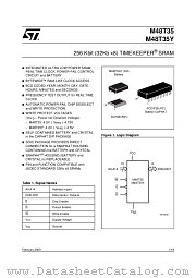 M48T35MH datasheet pdf ST Microelectronics